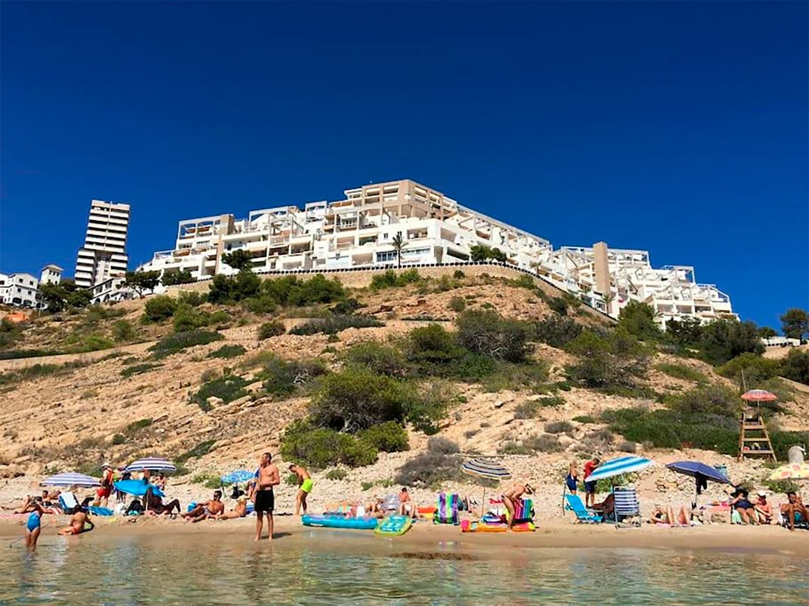 Appartement met zeezicht bij de Cala del Tio Ximo in Benidorm